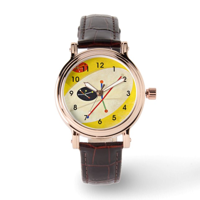 Leuk 5, abstract painting by Moholy-Nagy Watch (Front)