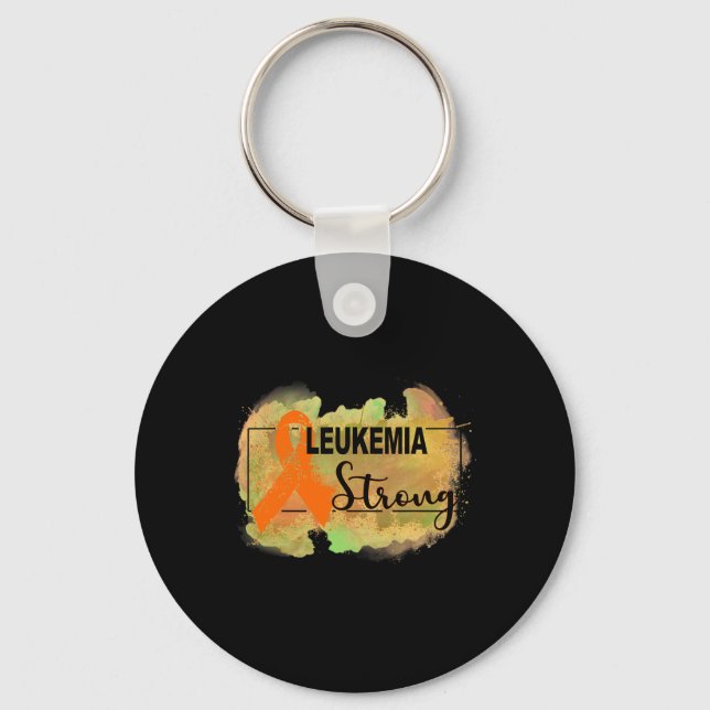 Leukaemia Awareness 5 Key Ring (Front)
