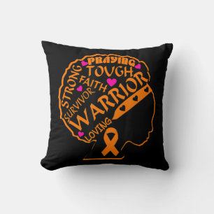 Leukaemia Awareness African American Women Black M Cushion