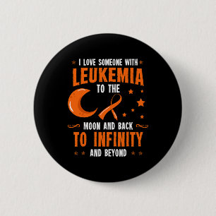 Leukaemia Awareness Blood Cancer Bone Marrow Gift 6 Cm Round Badge