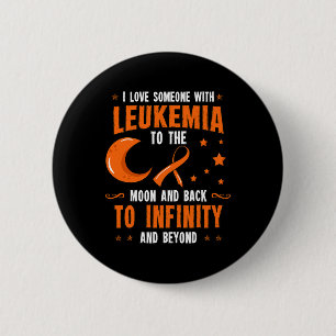 Leukaemia Awareness Blood Cancer Bone Marrow Gift 6 Cm Round Badge