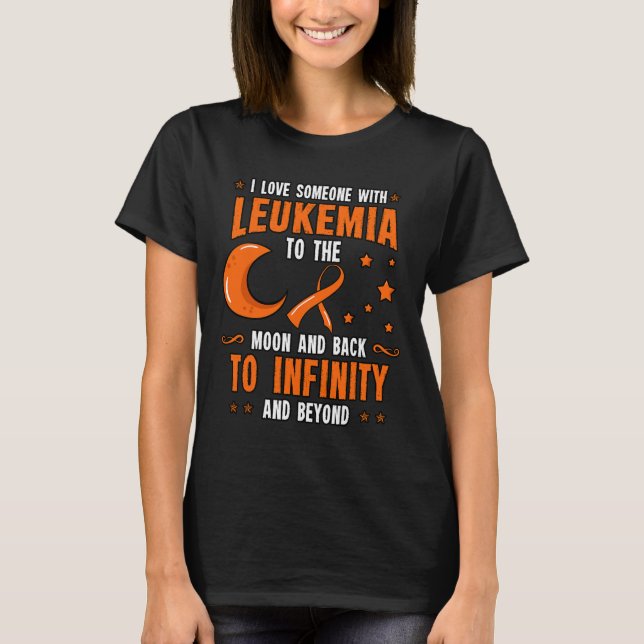 Leukaemia Awareness  Blood Cancer Bone Marrow Gift T-Shirt (Front)