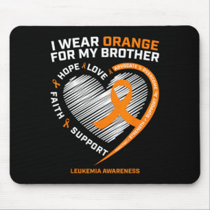 Leukaemia Awareness Brother Gifts Kids Leukaemia A Mouse Mat