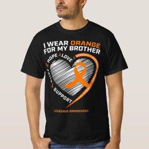 Leukaemia Awareness Brother Gifts Kids Leukaemia A T-Shirt