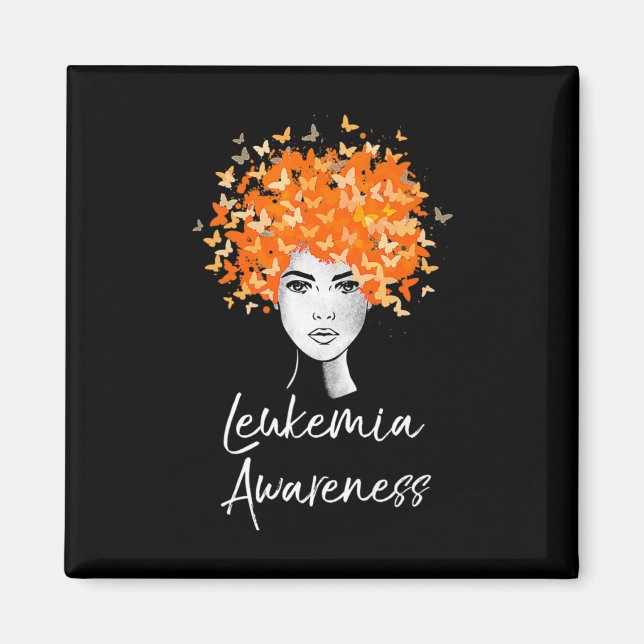 Leukaemia Awareness  Butterflies Gift   Magnet (Front)