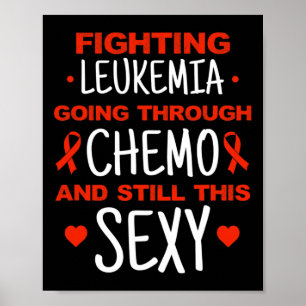 Leukaemia Awareness Cancer Warrior Fighting Leukem Poster