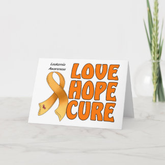 Leukaemia Awareness Card