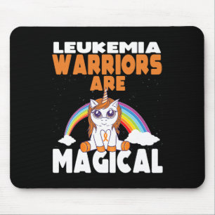Leukaemia Awareness Cute Magical Unicorn Blood Can Mouse Mat