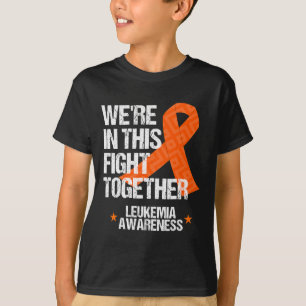 Leukaemia Awareness Family Fight Orange Ribbon Gi T-Shirt