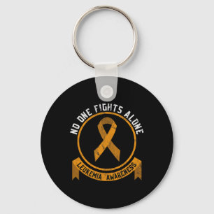 Leukaemia Awareness Fight The Stigma Blood Cancer Key Ring