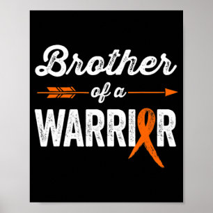 Leukaemia Awareness for Family Brother of a Warri Poster