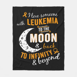 Leukaemia Awareness For WomenKid Leukaemia Fleece Blanket