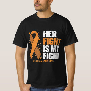 Leukaemia Awareness  Her Fight is my fight Leukaem T-Shirt