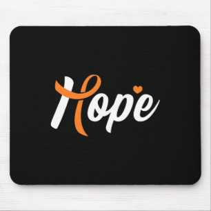 Leukaemia Awareness Hope Blood Cancer Fighter Warr Mouse Mat