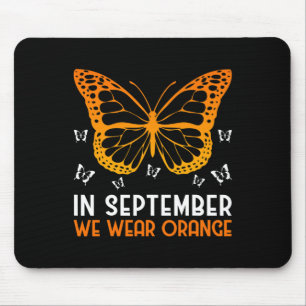 Leukaemia Awareness In September We Wear Orange Bu Mouse Mat