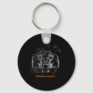Leukaemia Awareness Key Ring