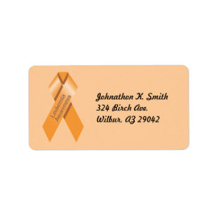 Leukaemia Awareness Label