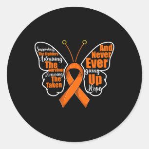Leukaemia Awareness Month Classic Round Sticker