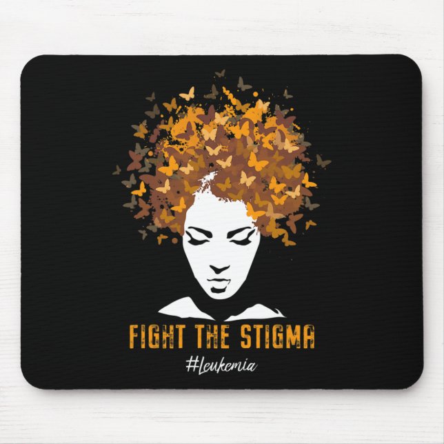 Leukaemia Awareness Month Fight The Stigma Women's Mouse Mat (Front)