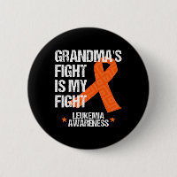 Leukaemia Awareness Month Grandma Fight Orange Rib