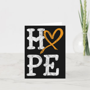 Leukaemia Awareness Month Hope Vintage Blood Cance Card