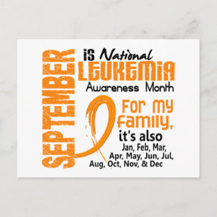 Leukaemia Awareness Month Postcard