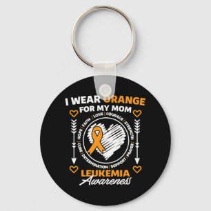 Leukaemia Awareness Month Support I Wear Orange Fo Key Ring