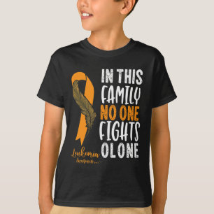 Leukaemia Awareness  Orange Ribbon Cancer Survivor T-Shirt