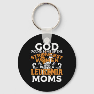 Leukaemia Awareness Orange Ribbon Key Ring