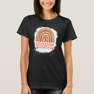 Leukaemia Awareness Rainbow Orange Ribbon For Men T-Shirt