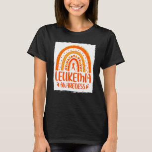 Leukaemia Awareness Rainbow Orange Ribbon For Men T-Shirt