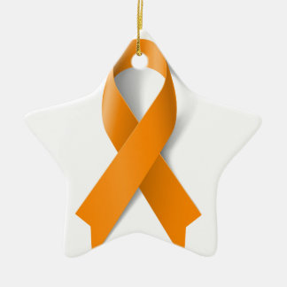 Leukaemia Awareness Ribbon Ceramic Tree Decoration