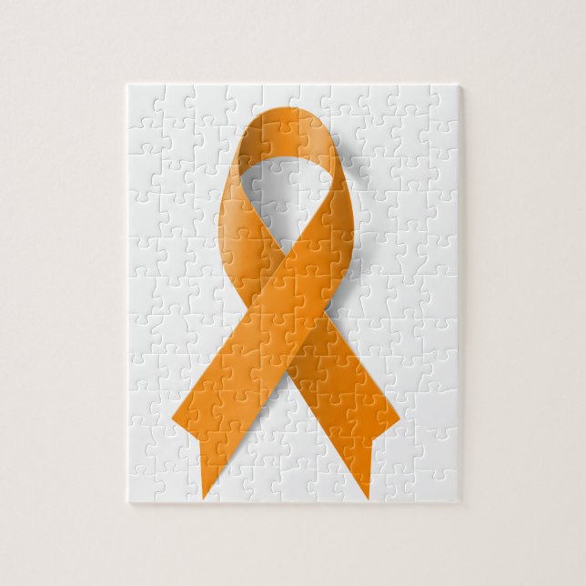 Leukaemia Awareness Ribbon Jigsaw Puzzle (Vertical)