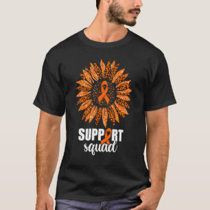 Leukaemia Awareness Sunflower Butterfly T-Shirt