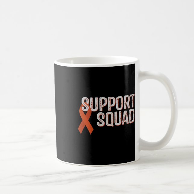 Leukaemia Awareness Support Squad Comfort Colours  Coffee Mug (Right)