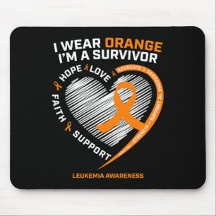 Leukaemia Awareness Survivor Gifts Men Women Kids  Mouse Mat