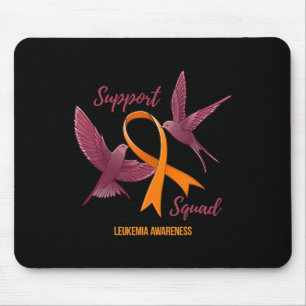 Leukaemia Awareness Warrior Survivor Support Squad Mouse Mat