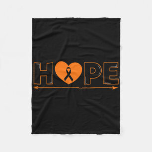 Leukaemia Blood Cancer Awareness Apparel And Gifts Fleece Blanket