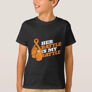 Leukaemia Blood Cancer Awareness Orange Ribbon Box T-Shirt