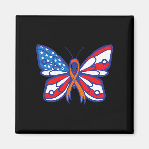 Leukaemia Blood Cancer Awareness Ribbon American F Magnet