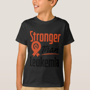 Leukaemia Blood Cancer Awareness Stronger Warrior T-Shirt