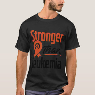 Leukaemia Blood Cancer Awareness Stronger Warrior  T-Shirt
