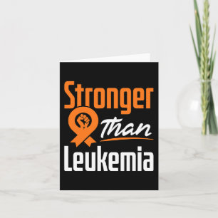 Leukaemia Blood Cancer Awareness Warrior Fighter S Card