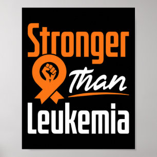 Leukaemia Blood Cancer Awareness Warrior Fighter S Poster