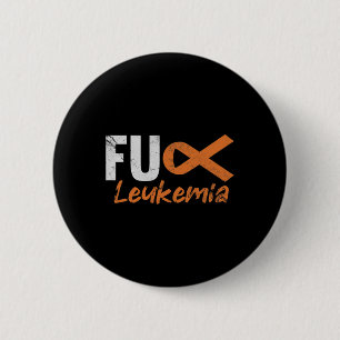 Leukaemia Blood Cancer Fighter Awareness Distresse 6 Cm Round Badge