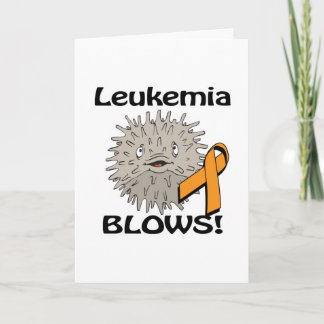 Leukaemia Blows Awareness Design Card