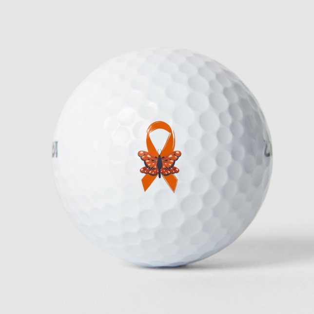 Leukaemia Cancer Awareness Golf Balls (Front)