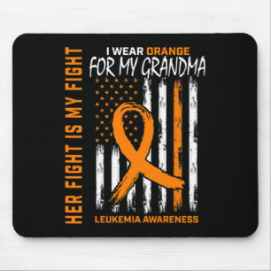 Leukaemia Cancer Awareness Products American Flag Mouse Mat