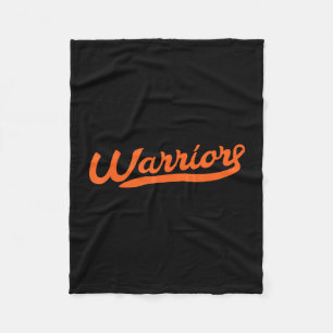 Leukaemia cancer awareness warrior orange ribbon  fleece blanket