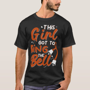 Leukaemia Cancer Ring The Bell Orange Ribbon Survi T-Shirt
